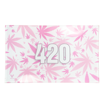 420 Pink Glass Rollin' Tray