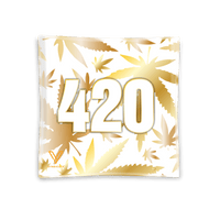 V Syndicate Blazin' Ashtray 420 Gold Blazin' Ashtray Glass