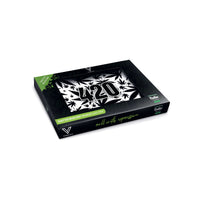V Syndicate Glass Rollin' Tray 420 B&W Glass Rollin' Tray