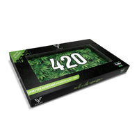 V Syndicate Glass Rollin' Tray 420 Green Glass Rollin' Tray