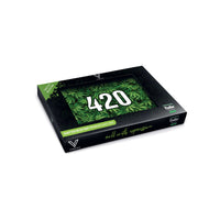 V Syndicate Glass Rollin' Tray 420 Green Glass Rollin' Tray