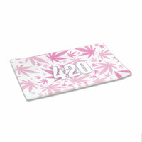 V Syndicate Glass Rollin' Tray 420 Pink Glass Rollin' Tray