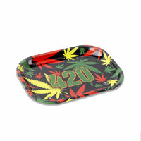 V Syndicate Rollin Trays 420 Rasta Metal Rollin' Tray