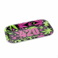 V Syndicate Rollin Trays 420 Retro Metal Rollin' Tray