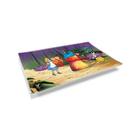 V Syndicate Glass Rollin' Tray Alice Mushroom Glass Rollin' Tray