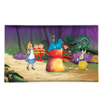 V Syndicate Glass Rollin' Tray Medium Alice Mushroom Glass Rollin' Tray