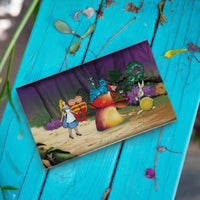 V Syndicate Glass Rollin' Tray Alice Mushroom Glass Rollin' Tray