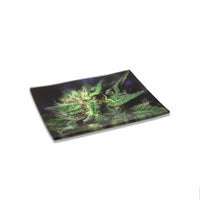 V Syndicate Glass Rollin' Tray Blue Dream Glass Rollin' Tray