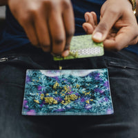 V Syndicate Glass Rollin' Tray Cosmic Chronic Glass Rollin' Tray