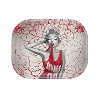 Dank Diva Metal Rollin' Tray