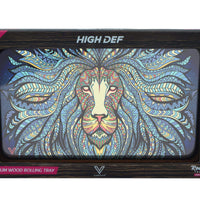 V Syndicate Rollin Trays Tribal Lion 3D High Def Wood Rollin' Tray