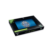 V Syndicate Glass Rollin' Tray Hamsa Blue Glass Rollin' Tray
