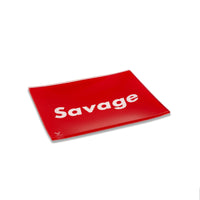 V Syndicate Glass Rollin' Tray Savage Glass Rollin' Tray