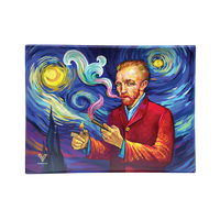 Smoky Night Glass Rollin' Tray