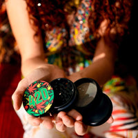 V Syndicate 420 Rasta 4-Piece SharpShred Grinder