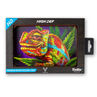 V Syndicate Rollin Trays Cloud 9 Chameleon 3D High Def Wood Rollin' Tray