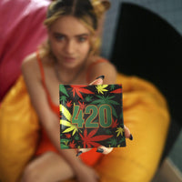 V Syndicate Blazin' Ashtray 420 Rasta Blazin' Ashtray Glass