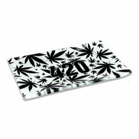 V Syndicate Glass Rollin' Tray 420 B&W Glass Rollin' Tray