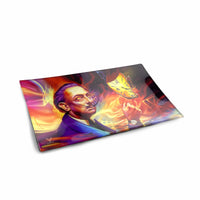 V Syndicate Glass Rollin' Tray Dalirious Glass Rollin' Tray
