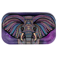 V Syndicate Rollin Trays Elephant Metal Rollin' Tray
