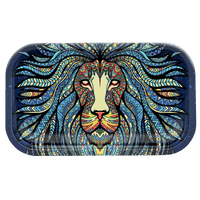 V Syndicate Rollin Trays Medium Tribal Lion Metal Rollin' Tray