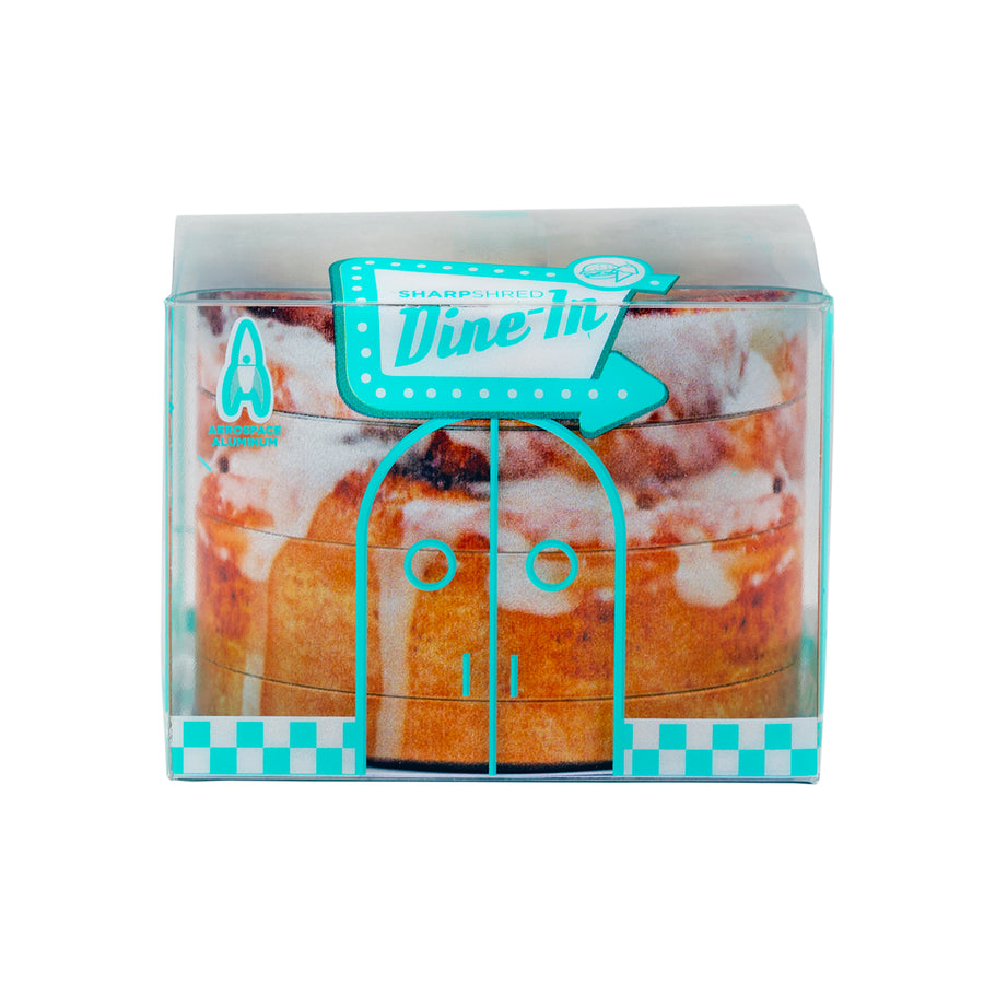 Cinnamon Roll 4-Piece SharpShred Dine-In Grinder