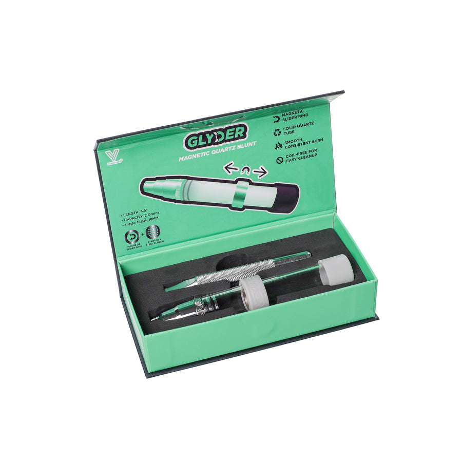 Glyder Magnetic Quartz Blunt - Silver