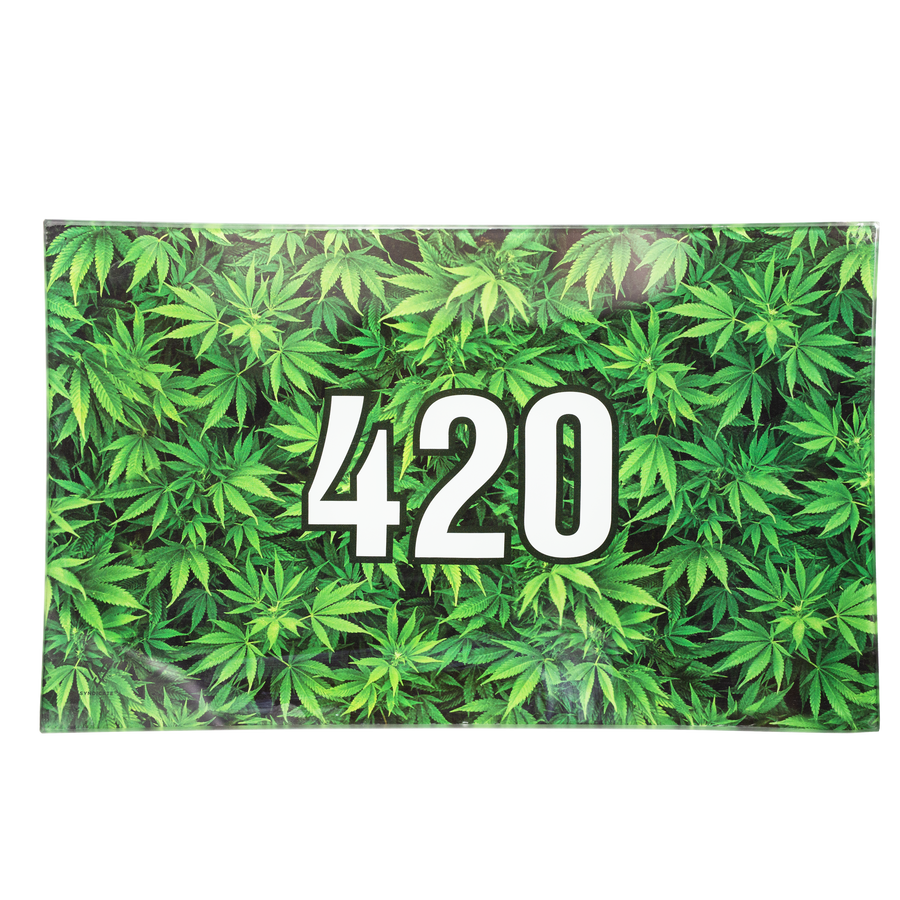 420 Green Glass Rollin'  Tray
