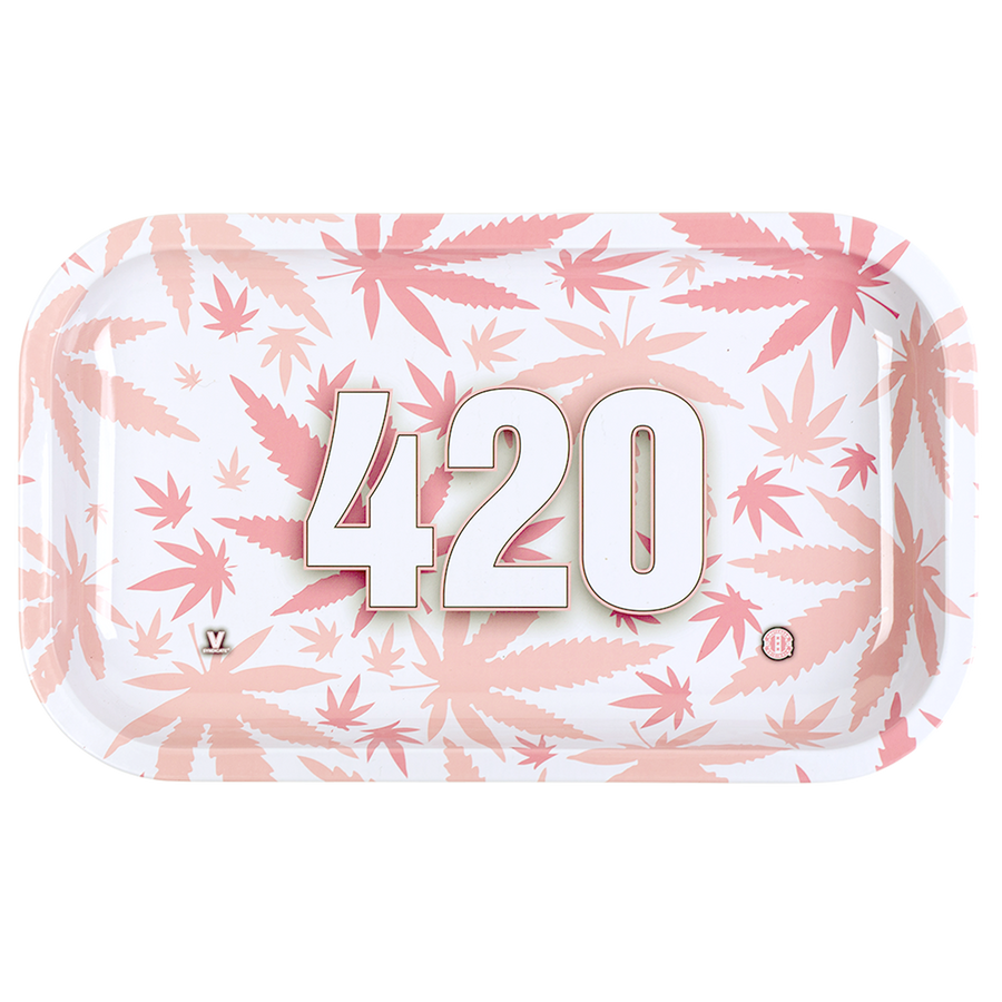 420 Pink Metal Rollin' Tray