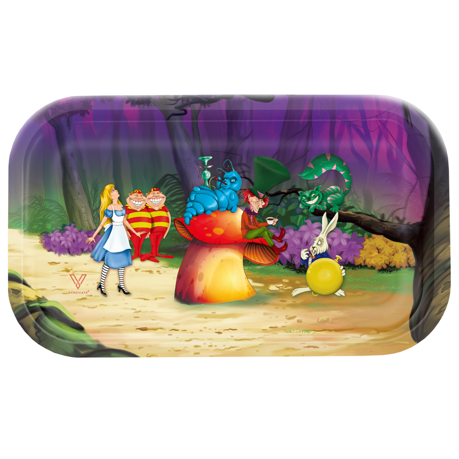 Alice Mushroom Metal Rollin' Tray