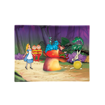 Alice Mushroom Glass Rollin' Tray