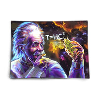 T=HC2 Einstein Black Hole Glass Rollin' Tray