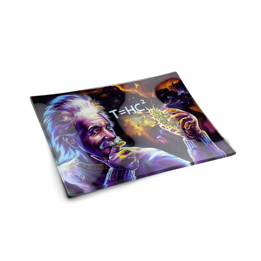 V Syndicate Glass Rollin' Tray T=HC2 Einstein Black Hole Glass Rollin' Tray