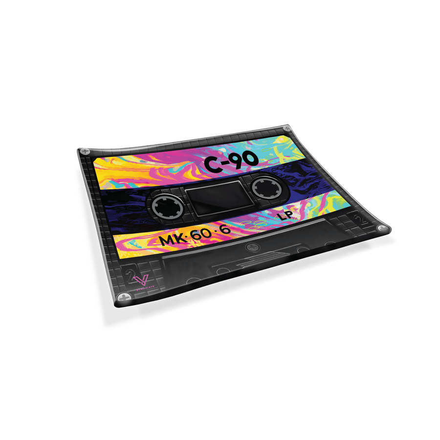 V Syndicate Glass Rollin' Tray Cassette Glass Rollin' Tray