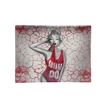 Dank Diva Glass Rollin' Tray