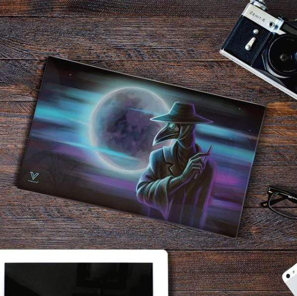 V Syndicate Glass Rollin' Tray Dark Traveler Glass Rollin' Tray