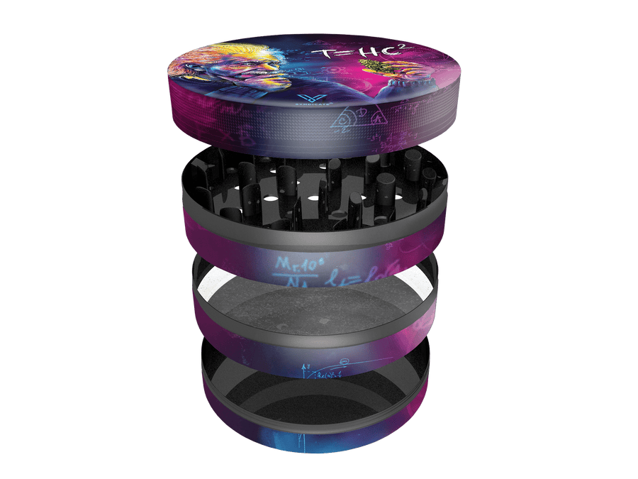 V Syndicate T=HC2 Einstein Classic 4-Piece SharpShred 360 Grinder