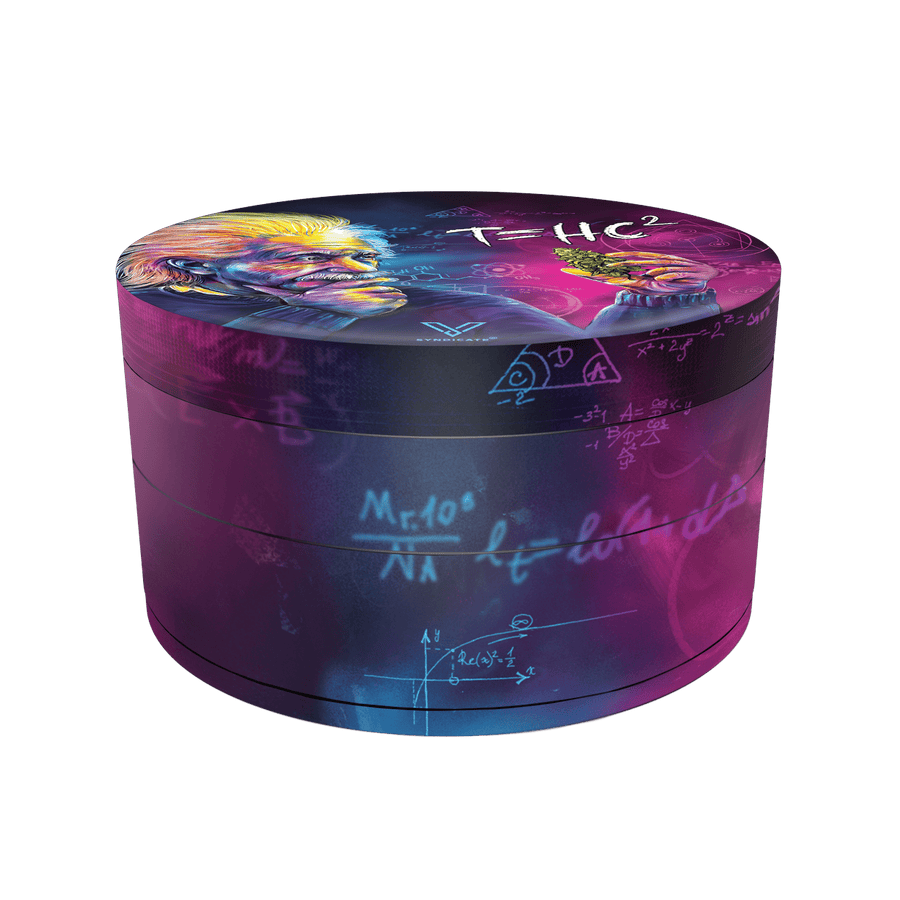 V Syndicate T=HC2 Einstein Classic 4-Piece SharpShred 360 Grinder