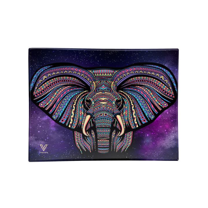 Elephant Glass Rollin' Tray