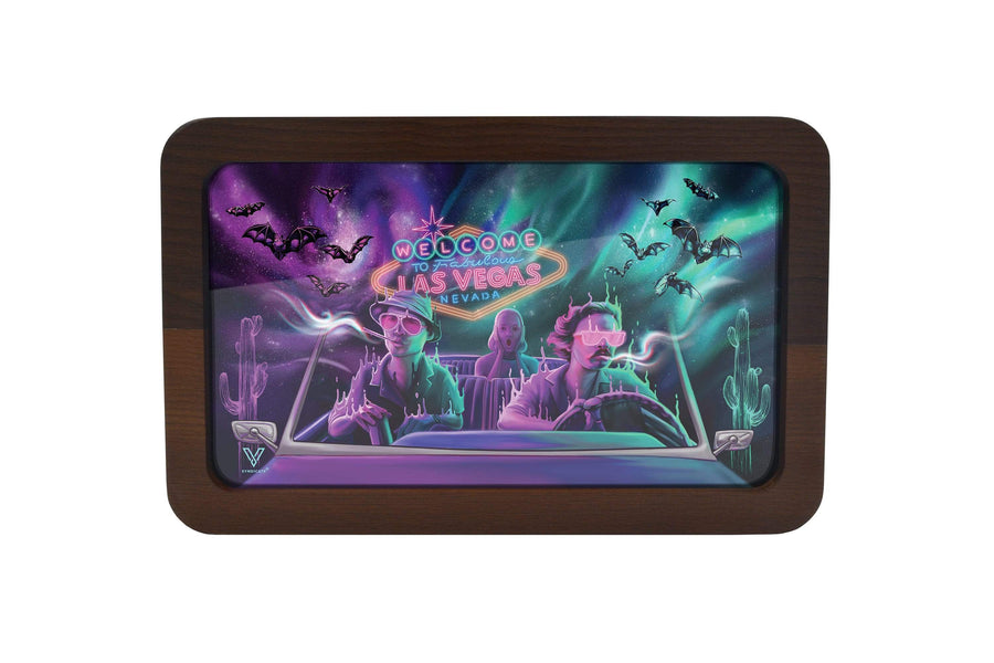 V Syndicate Rollin Trays Medium Bat Country 3D High Def Wood Rollin' Tray