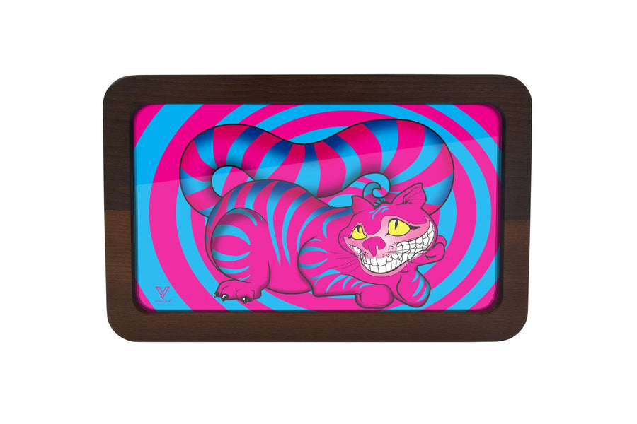 V Syndicate Rollin Trays Medium Seshigher Cat 3D High Def Wood Rollin' Tray