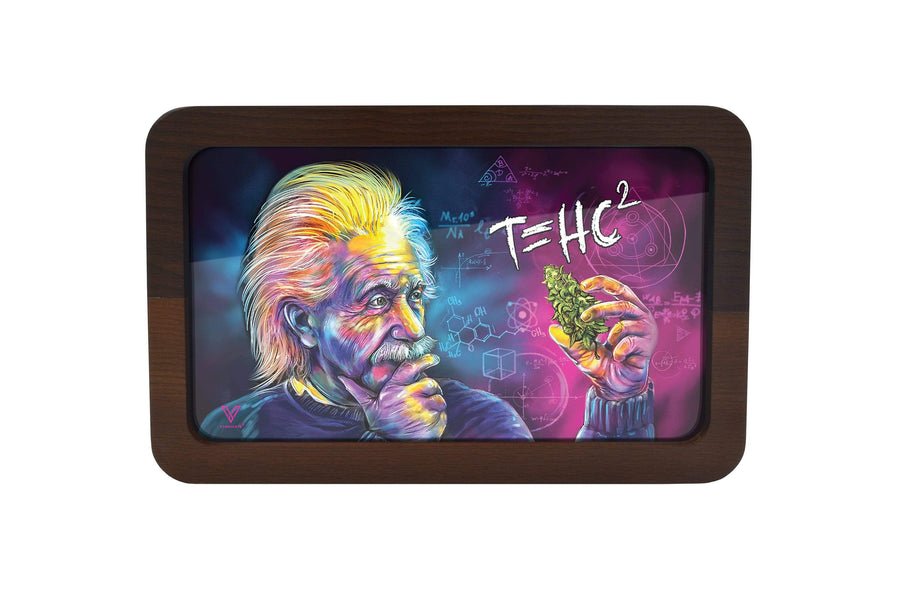 V Syndicate Rollin Trays Medium T=HC2 Einstein Classic 3D High Def Wood Rollin' Tray