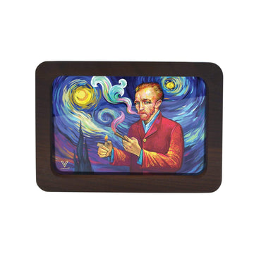 V Syndicate Rollin Trays Small Smoky Night 3D High Def Wood Rollin' Tray