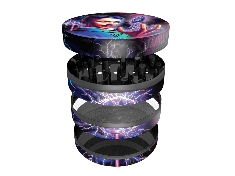 V Syndicate High Voltage 4-Piece SharpShred 360 Grinder