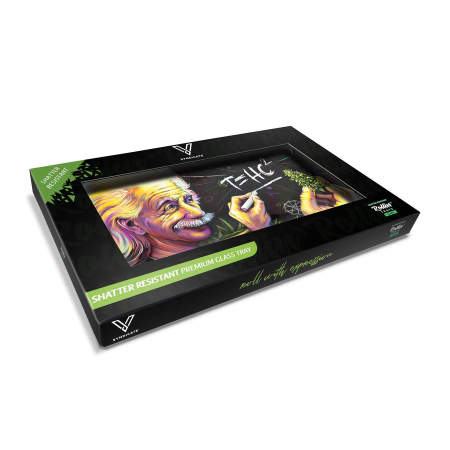V Syndicate Glass Rollin' Tray T=HC2 Einstein Higher Education Glass Rollin' Tray