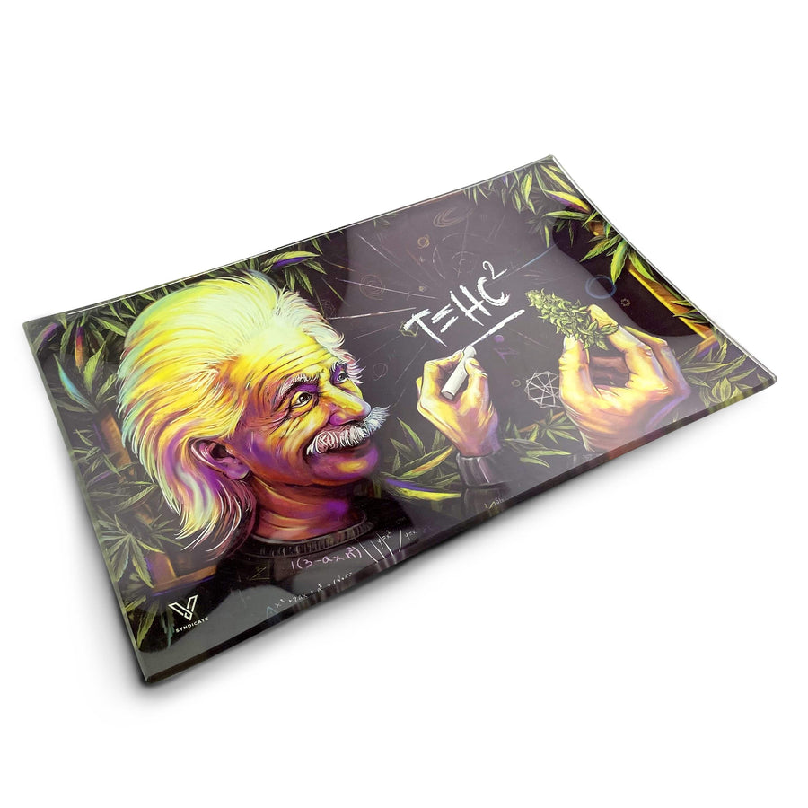 V Syndicate Glass Rollin' Tray T=HC2 Einstein Higher Education Glass Rollin' Tray