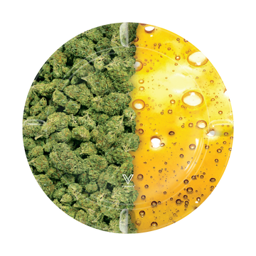Oil and Buds Blazin' Ashtray Metal - wholesale-vsyndicate