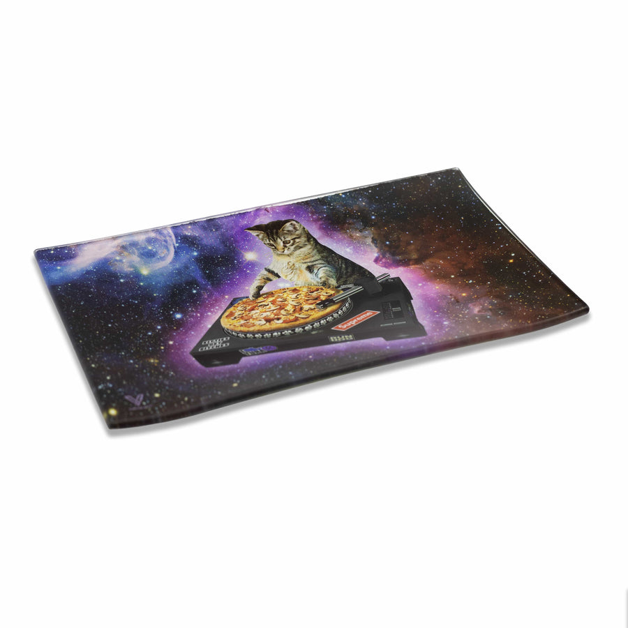 V Syndicate Glass Rollin' Tray Pussy Vinyl Glass Rollin' Tray
