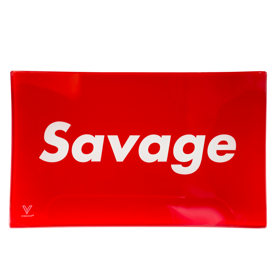 Savage Glass Rollin' Tray