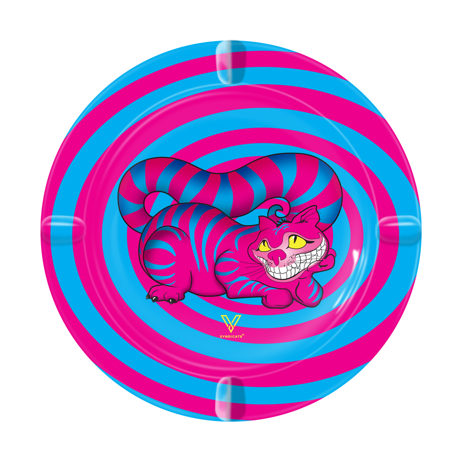 Seshigher Cat Blazin' Ashtray Metal - wholesale-vsyndicate